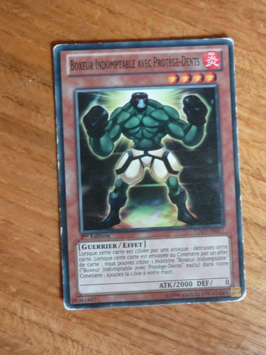 Carte boxeur - yu, gi