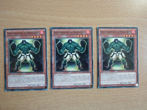 Carte boxeur - 3x, !